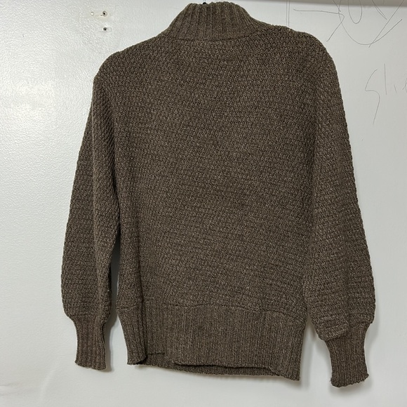 Vintage Givenchy Sport Wool Alpaca Knit Sweater Brown Size S - Picture 6 of 6